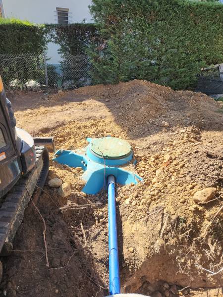 Travaux de terrassement pleine masse en profondeur pour la construction d’un garage à Lagnieu dans l’Ain